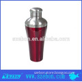 red color stainless steel cocktail shaker